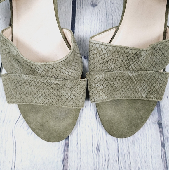 FRANCO SARTO | Gem suede leather strappy open toe lace-up heeled sandals - Picture 3 of 10